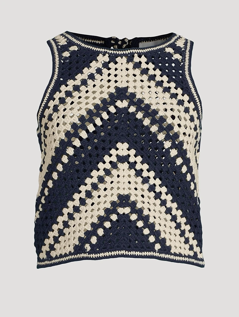 Chintz Crochet Tank Top