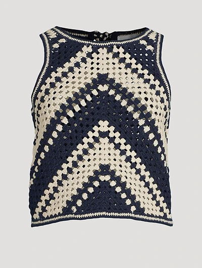 Chintz Crochet Tank Top