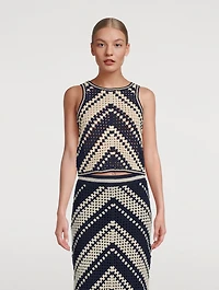 Chintz Crochet Tank Top