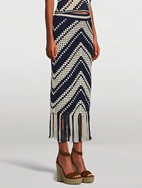 Chintz Crochet Midi Skirt