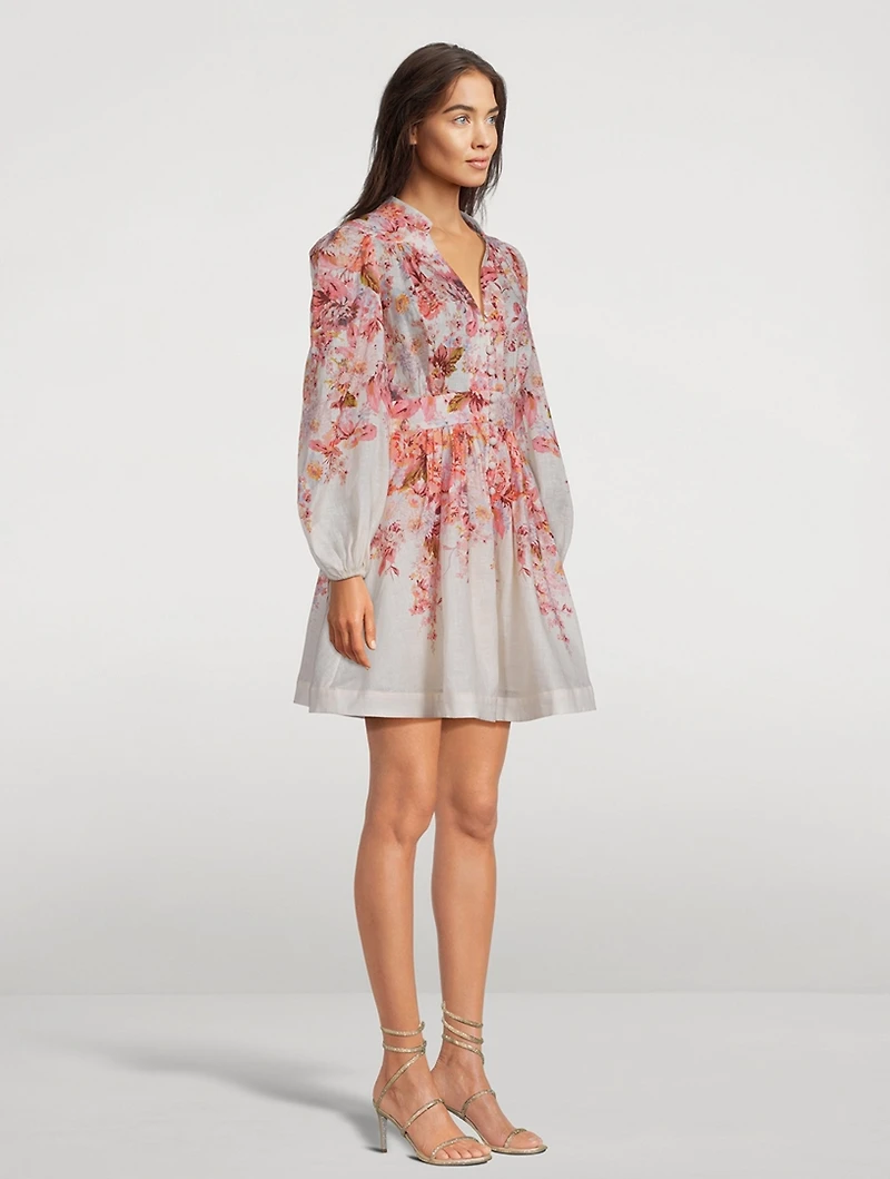 Devi Mini Dress Floral Print