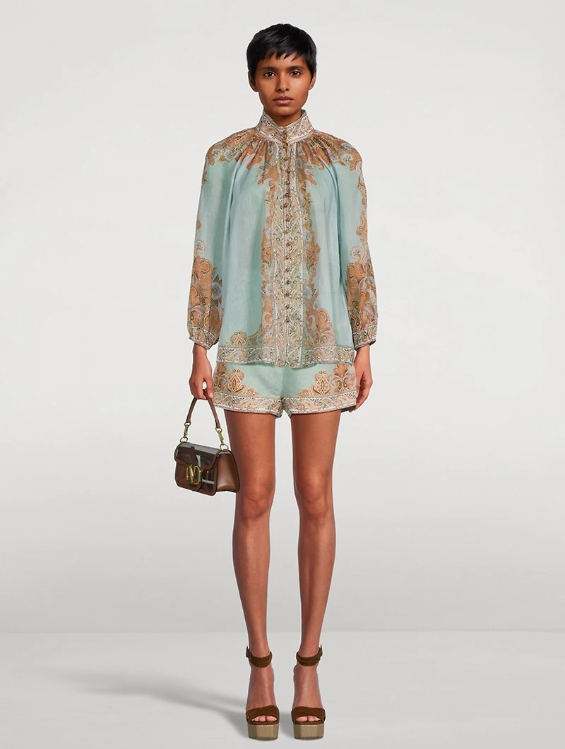 Devi Puff-Sleeve Blouse