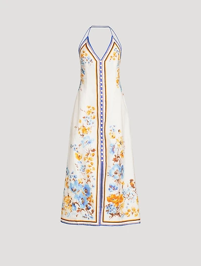Halcyon Midi Dress Floral Print