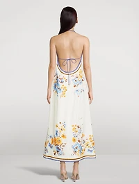 Halcyon Midi Dress Floral Print