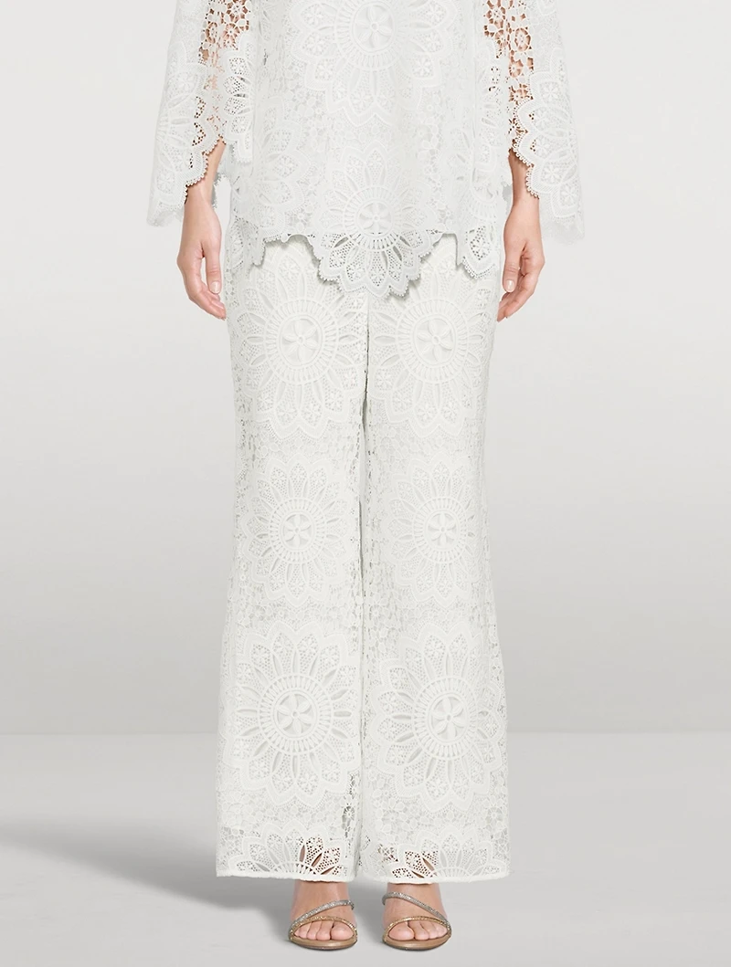 Chintz Crochet Lace Trousers
