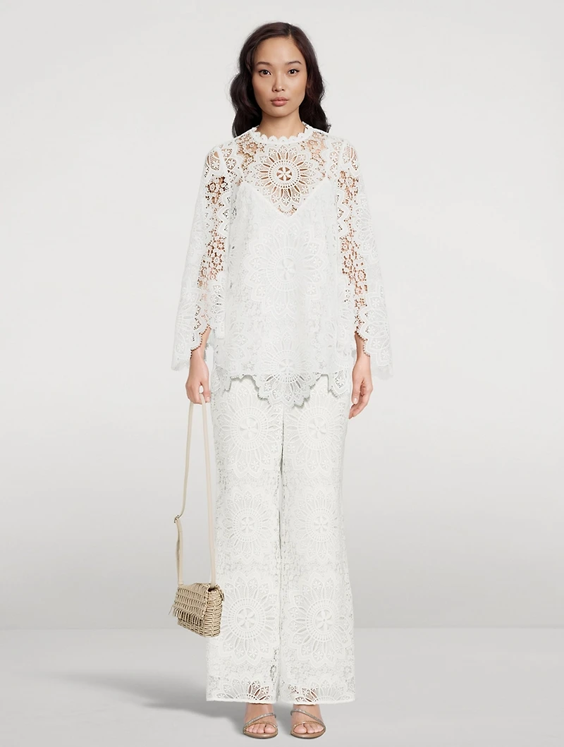 Chintz Crochet Lace Trousers