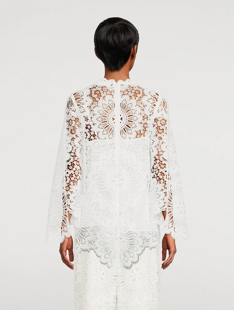 Chintz Crochet Lace Blouse