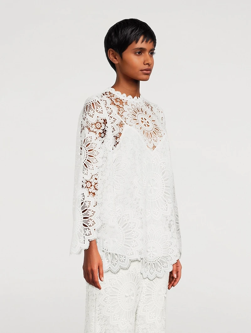 Chintz Crochet Lace Blouse