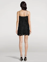 Raie Floral Lace Mini Dress
