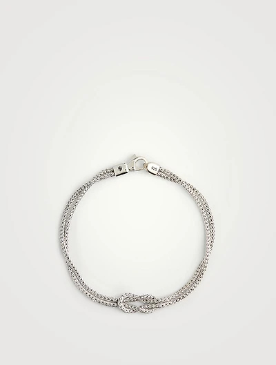 Love Knot 1.8MM Silver Bracelet