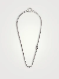Manah Knot Silver 1.8MM Necklace