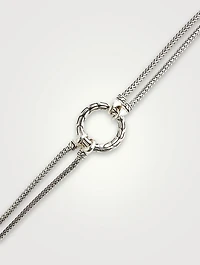 Manah Knot Silver 1.8MM Necklace