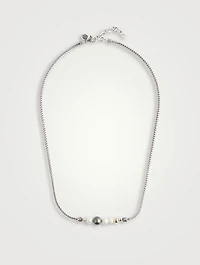 Pearl Station Necklace