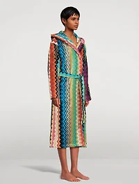 Giacomo Cotton Hooded Bathrobe