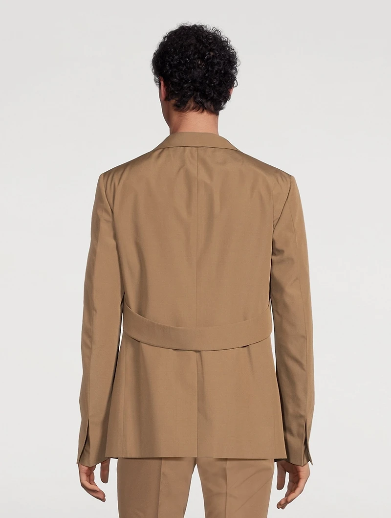 U-Lock Harness Slim Fit Jacket