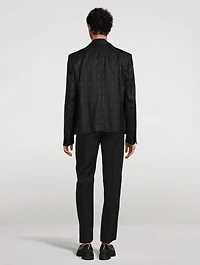 Wool Zipped Short Jacket