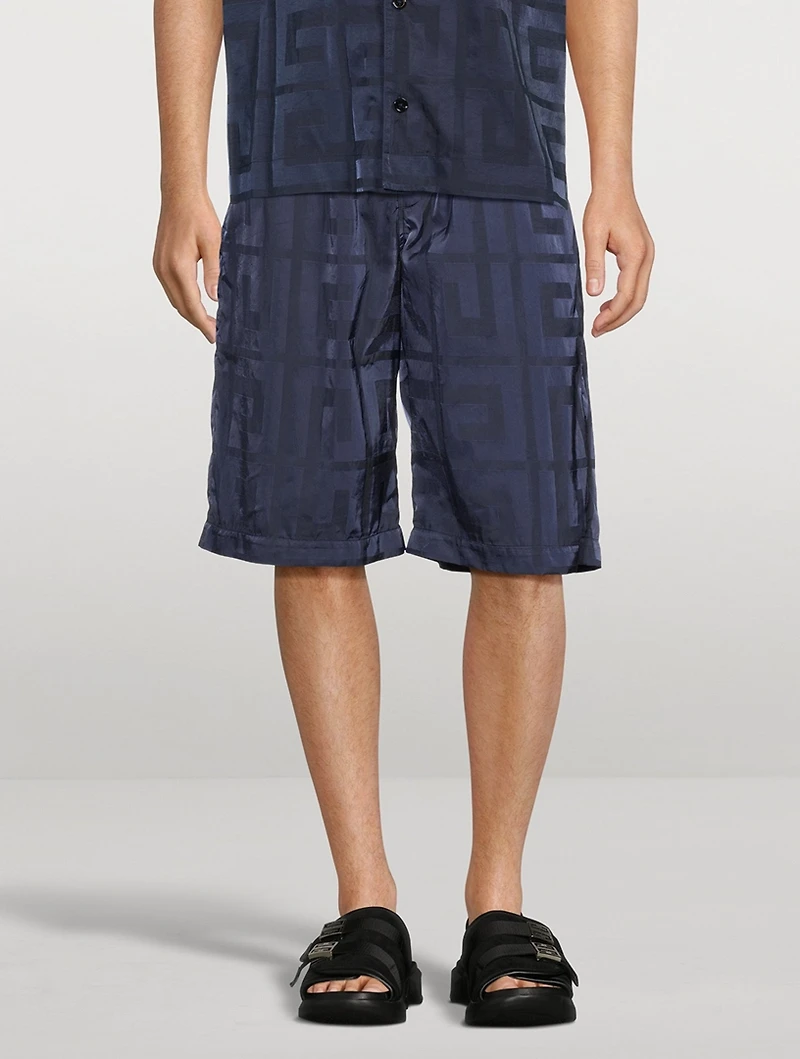 4G Shiny Nylon Shorts
