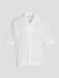 Boxy Fit Short-Sleeve Shirt With Logo