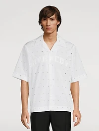 Boxy Fit Short-Sleeve Shirt With Logo