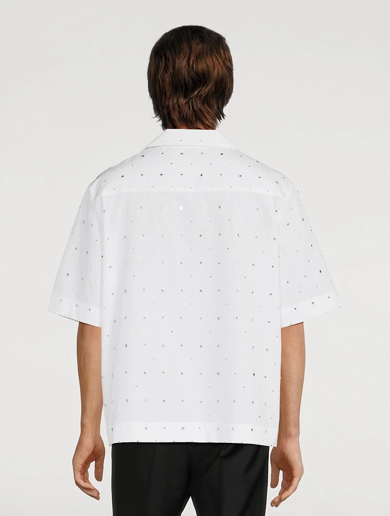 Boxy Fit Short-Sleeve Shirt With Logo