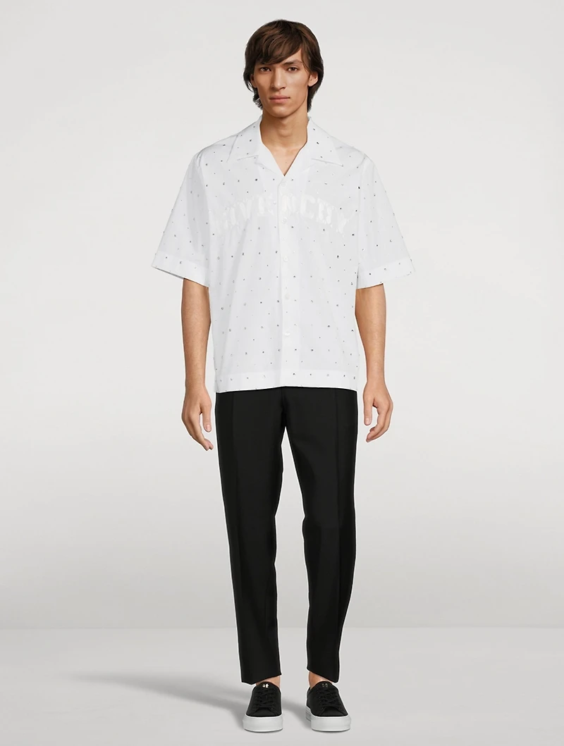 Boxy Fit Short-Sleeve Shirt With Logo
