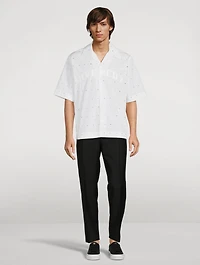 Boxy Fit Short-Sleeve Shirt With Logo