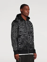 Base Classic Fit Zip Hoodie With Embroidered Logo