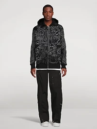 Base Classic Fit Zip Hoodie With Embroidered Logo