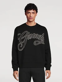Base Classic Fit Sweatshirt With Studded Logo