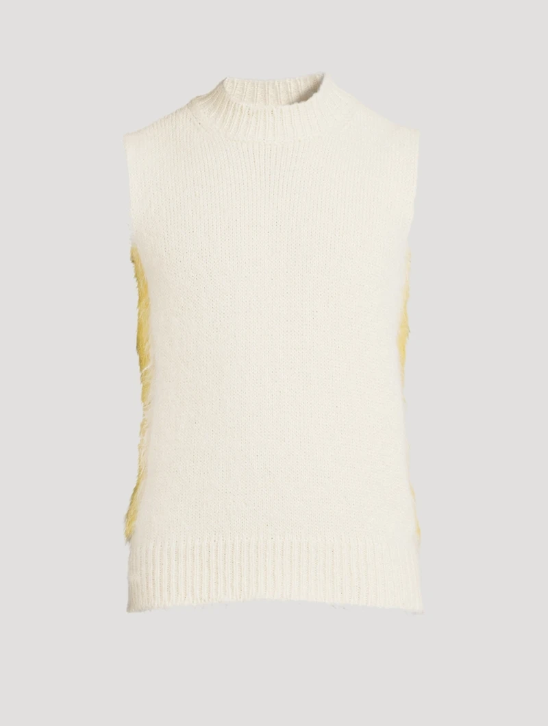 Alpaca And Wool Sweater Vest