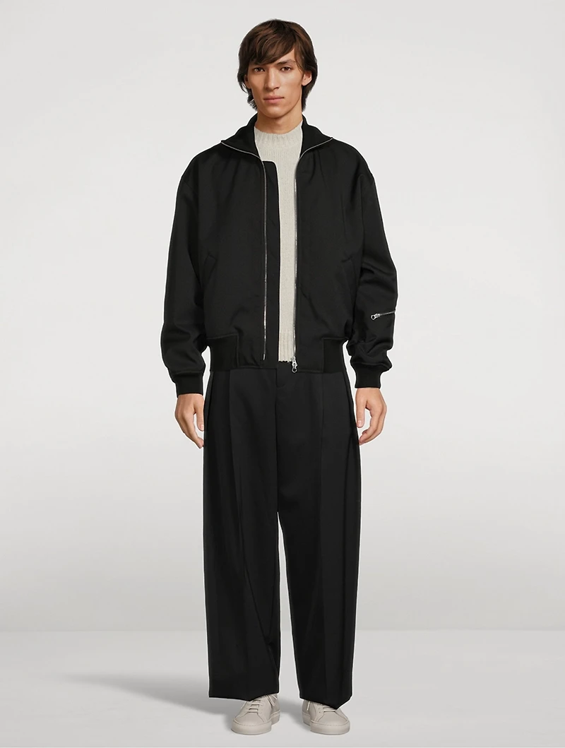 Wool Belted Pants