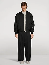 Wool Belted Pants