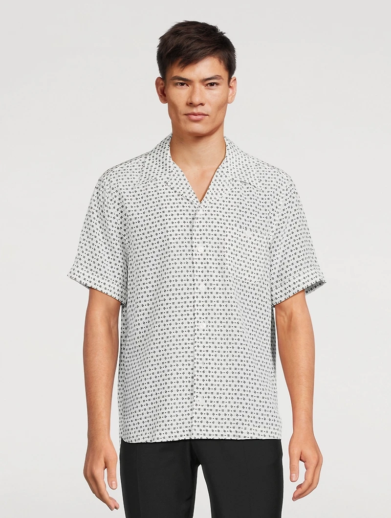 Silk Short-Sleeve Shirt