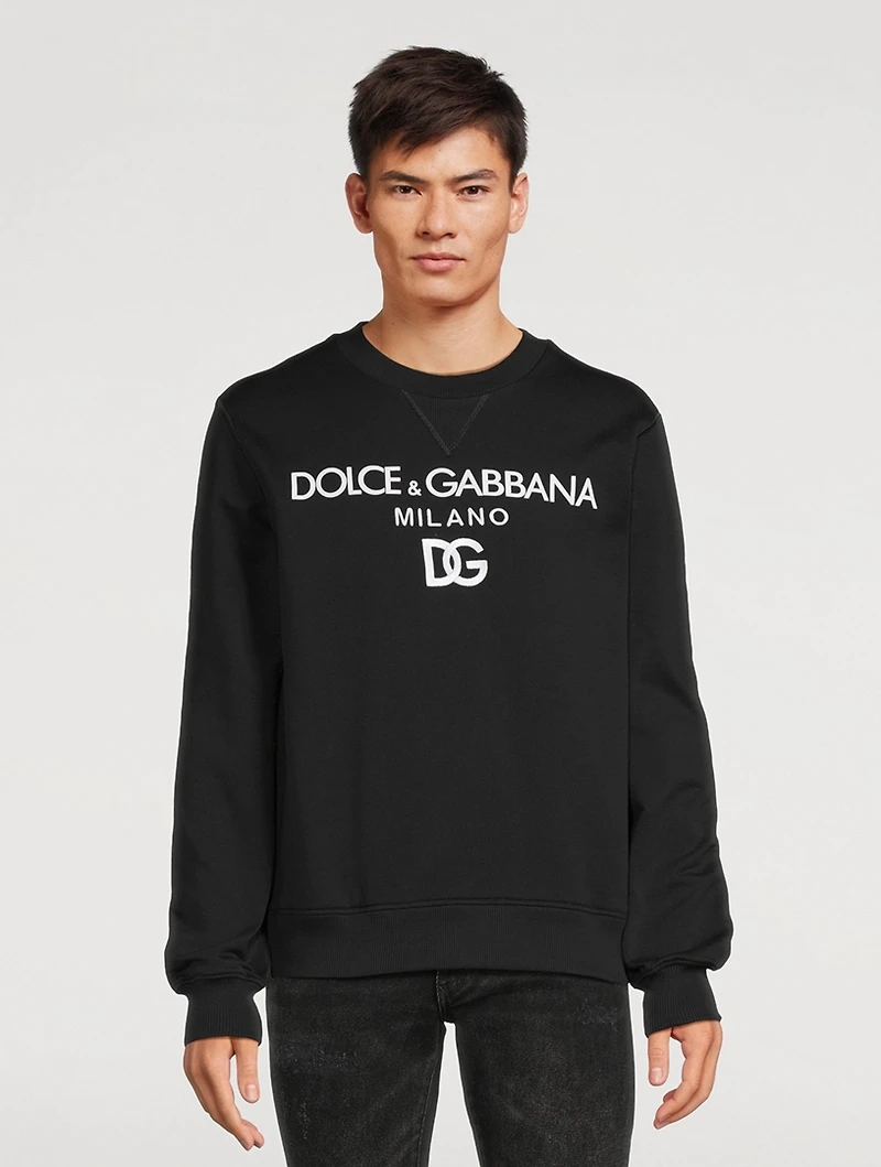 Cotton Jersey Logo Sweatshirt