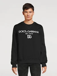 Cotton Jersey Logo Sweatshirt