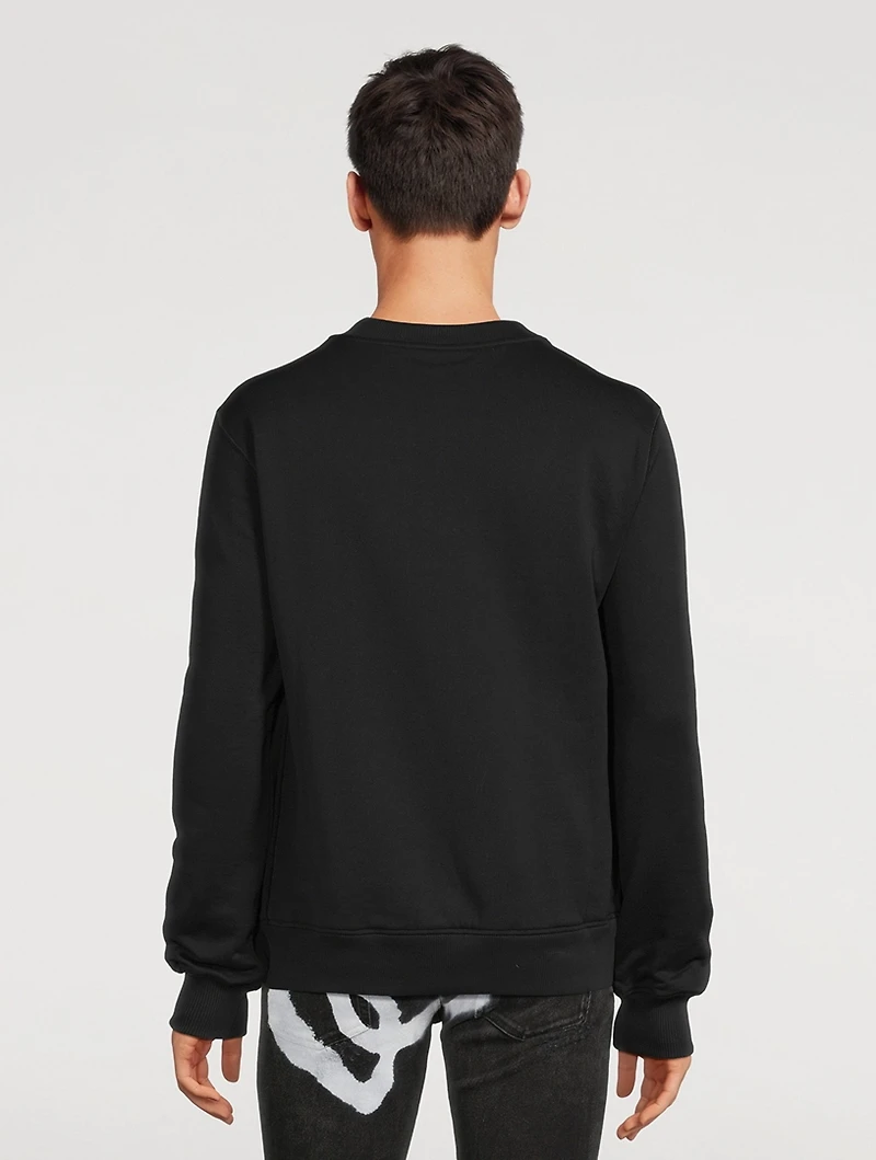 Cotton Jersey Logo Sweatshirt