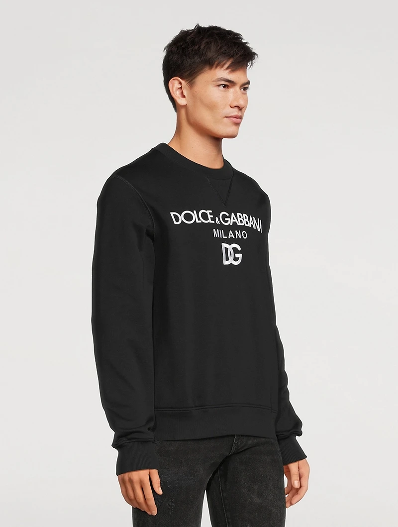 Cotton Jersey Logo Sweatshirt