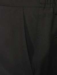 Wool-Blend Tailored Pants