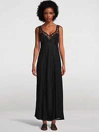 Sophie Maxi Dress With Lace Trim