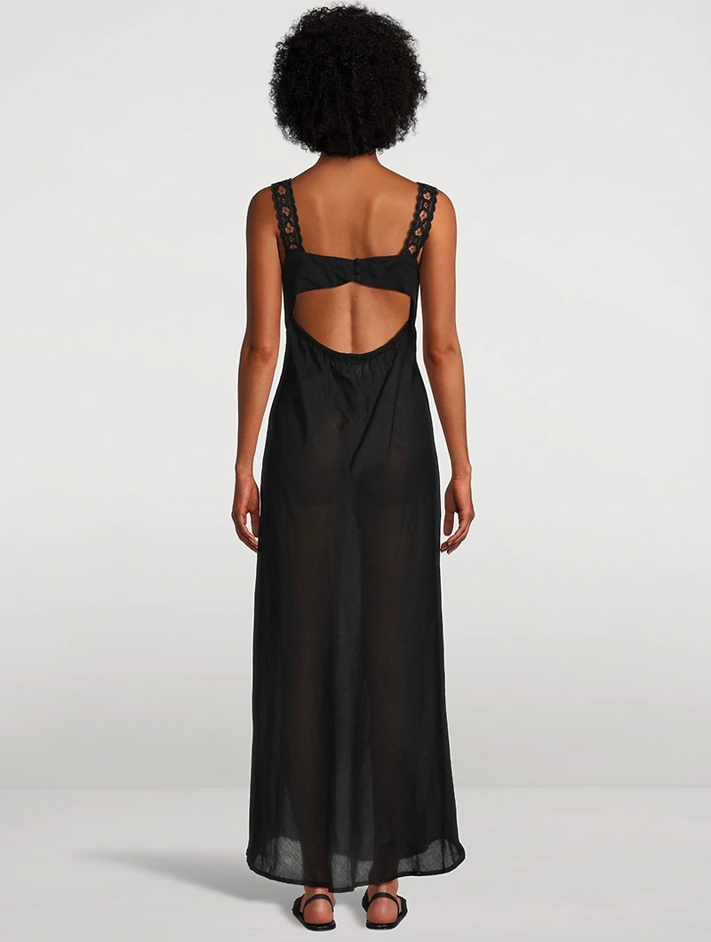 Sophie Maxi Dress With Lace Trim