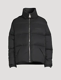 Oversized Down Bomber Jacket