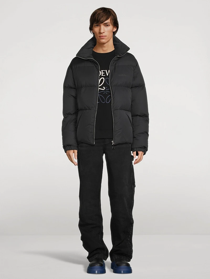 Oversized Down Bomber Jacket