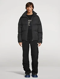 Oversized Down Bomber Jacket