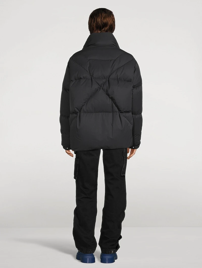 Oversized Down Bomber Jacket