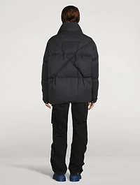 Oversized Down Bomber Jacket
