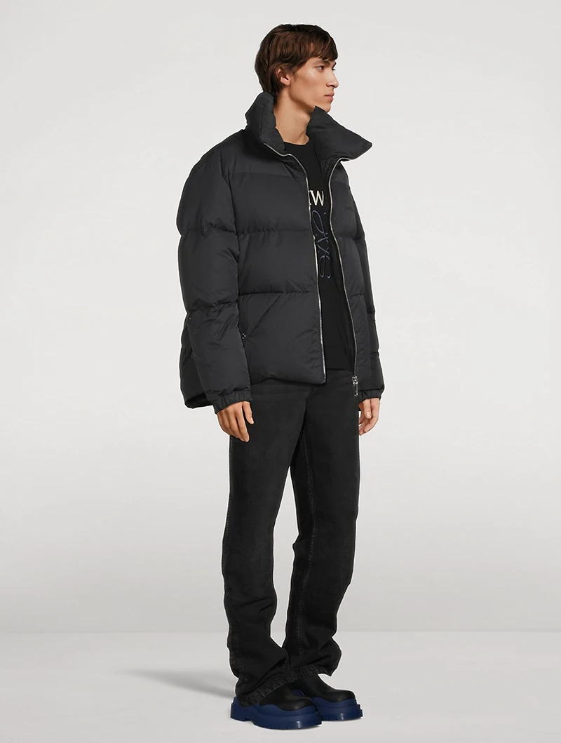 Oversized Down Bomber Jacket