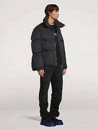Oversized Down Bomber Jacket
