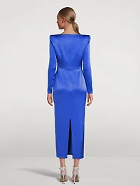Linden Long-Sleeve Midi Dress