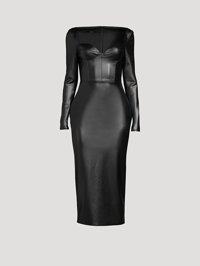 Blade Long-Sleeve Midi Dress