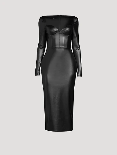 Blade Long-Sleeve Midi Dress